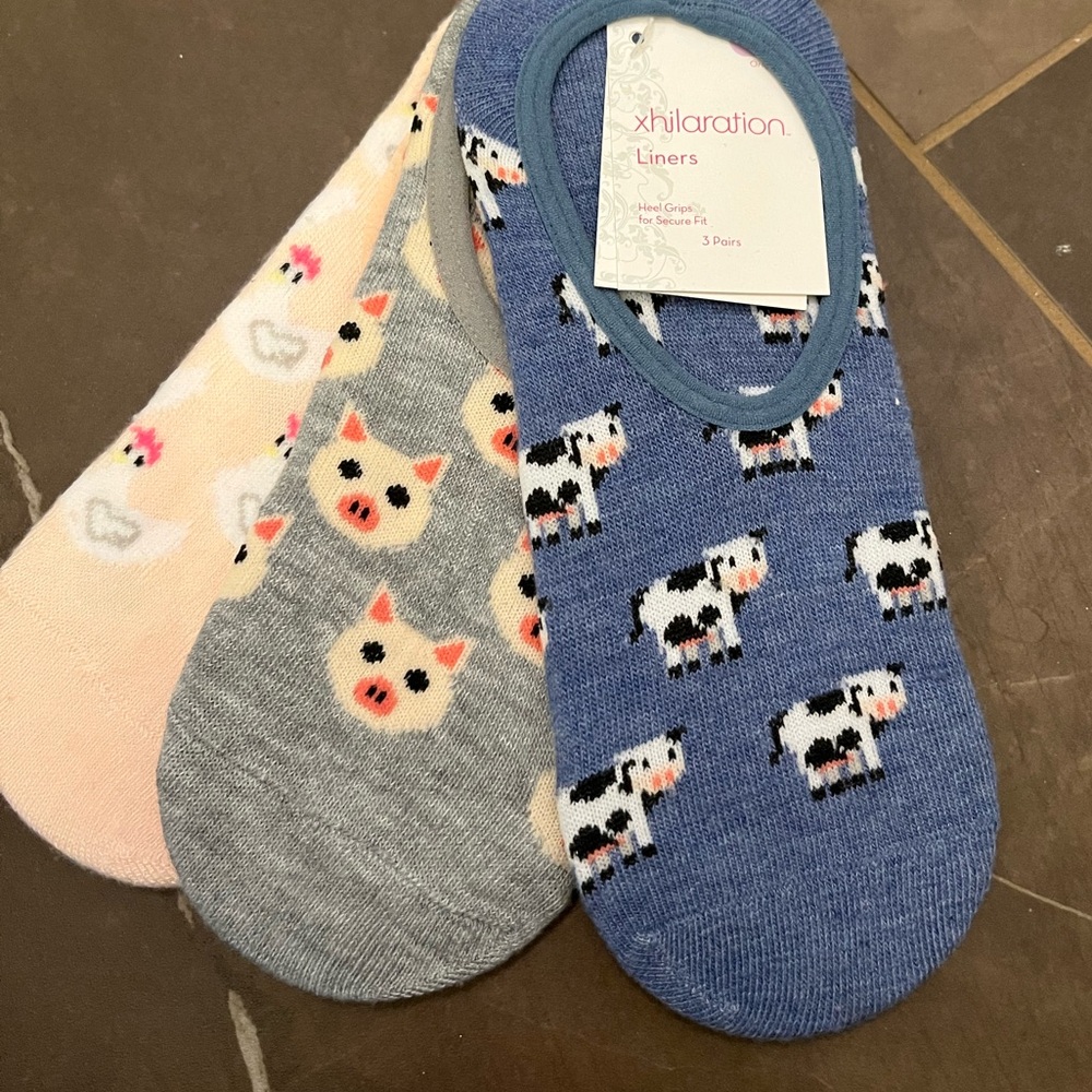 NWT farm animal socks